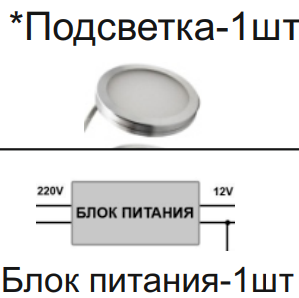 Подсветка для шкафа Соренто